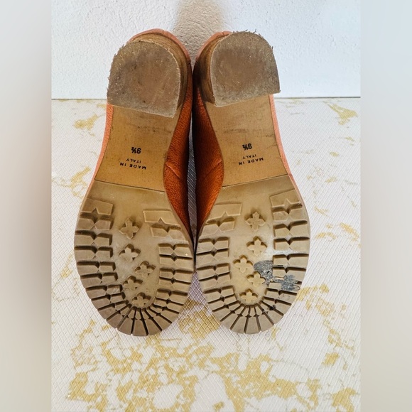 🔥🔥FINAL CLEARENACE 🔥🔥 1937 FOOTWEAR Tan/Brown Leather Made in Italy Bootie - Picture 7 of 9